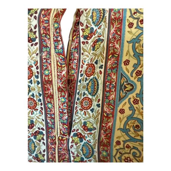 Johnny Was 100% Silk Floral Dress/Tunic Multicolor Pattern  M - Picture 8 of 12